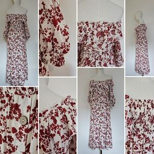 ZARA Romantic Dress with Flowers